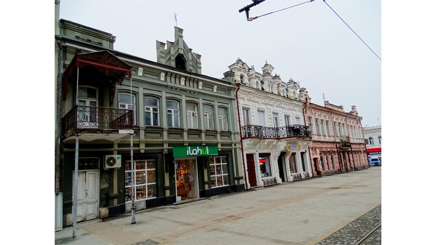Дома И. Колесникова, братьев Тушмаловых, Б. Туганова.